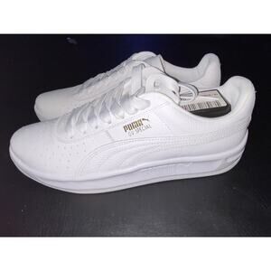 BNIB PUMA GV SPECIAL g vilas SZ 9 all white gold casuals terrace 80s NWT